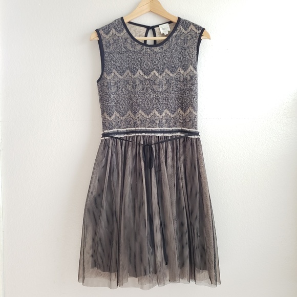 Anthropologie Black Lace Dress - Picture 3 of 8